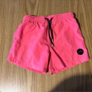 Neon Pink boys swimwear